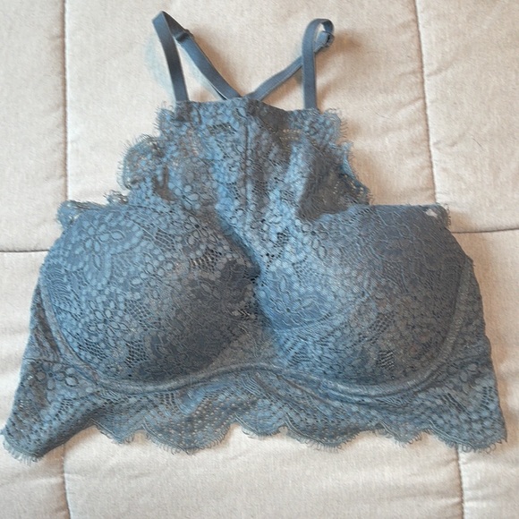 Victoria’s Secret Pink Lace Halter Bralette M - Picture 2 of 5